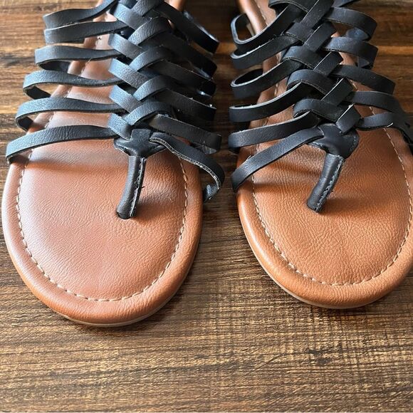 Rampage Ram-Santorini Gladiator Open Toe Sandal with Zipper and Buckle Size 9M - Picture 4 of 16